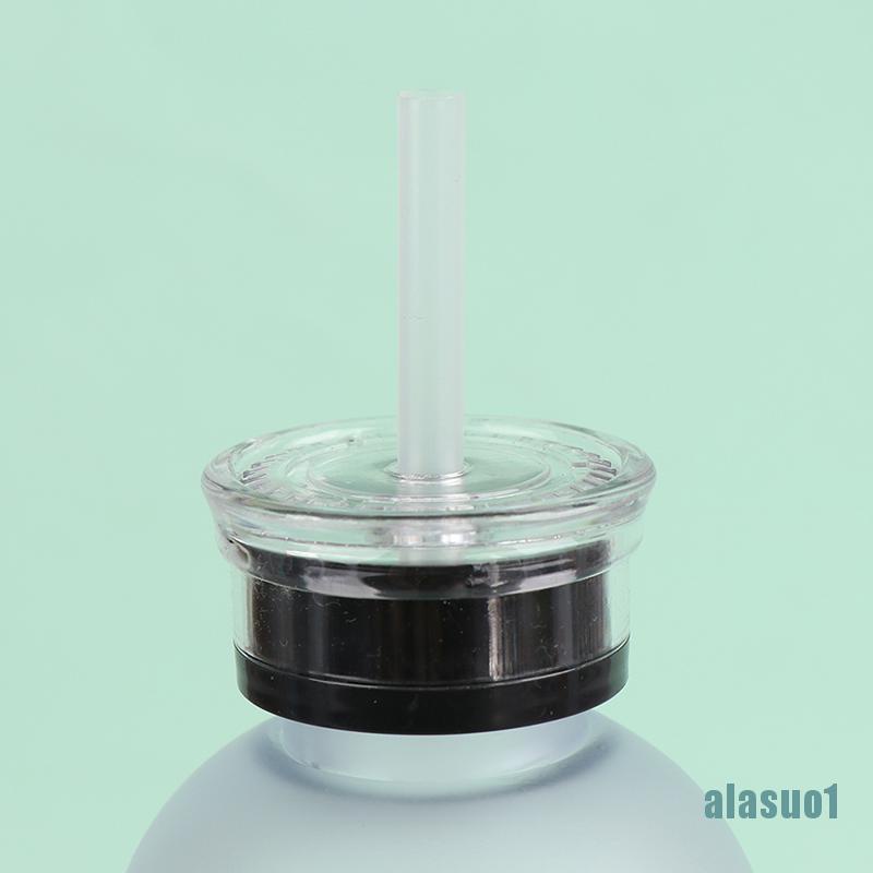 Bình Nước Nhựa Trong Suốt In Hình Gấu Hoạt Hình Đáng Yêu