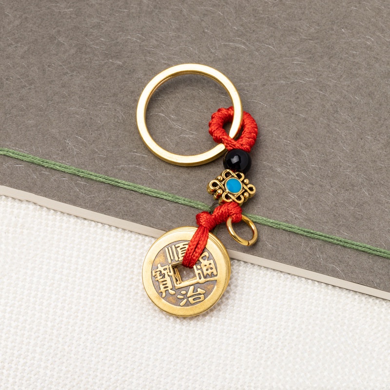 Móc Khóa Dây Hạt Gỗ dùng trang trí móc khóa xe máy, ô tô _ Móc Khóa