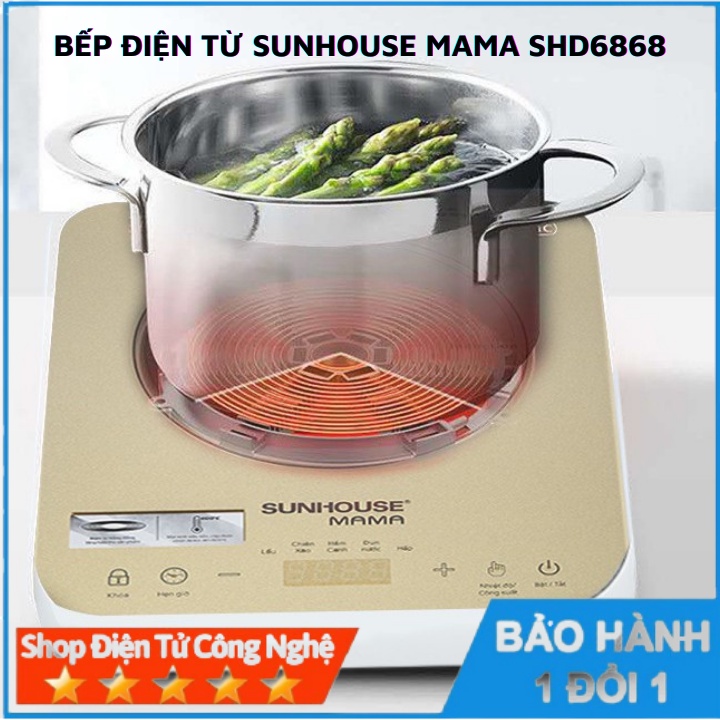 Bếp điện từ cảm ứng Sunhouse Mama SHD6868 công suất 2000W