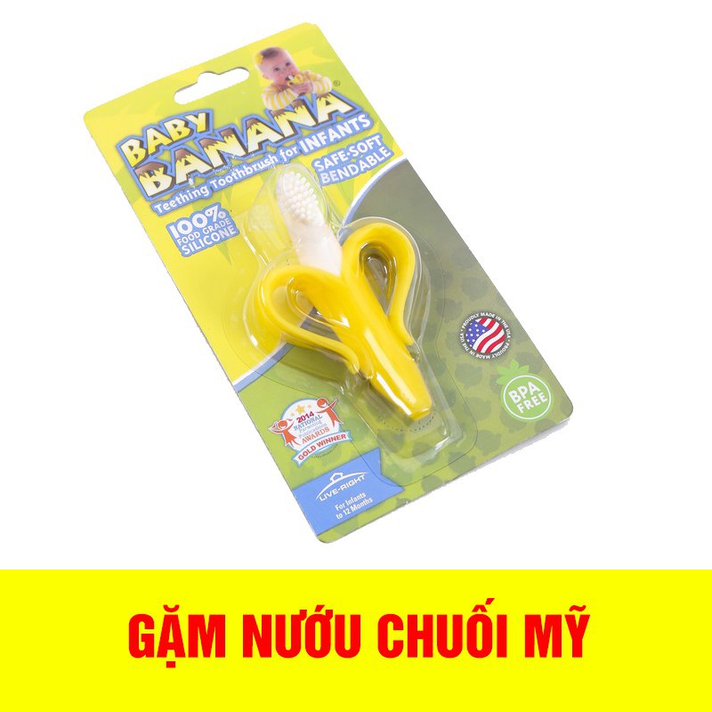 Gặm Nướu Chuối sạch lợi