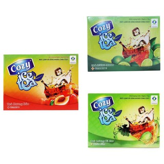 Trà Hòa Tan Cozy (Đào, Chanh, Bí Đao) Hộp 18 Gói