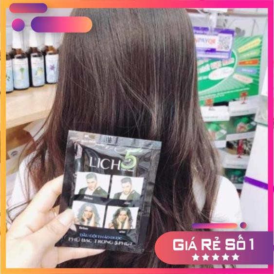 Dầu gội đen tóc Lich5 | BigBuy360 - bigbuy360.vn