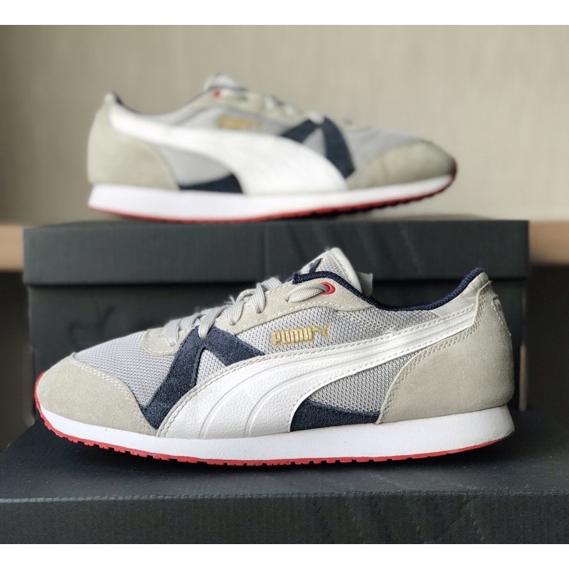 {2hand} Giày Puma Erkek Gri Tf-Racer Mesh Gray Sneakers 35827401( size Us 5)