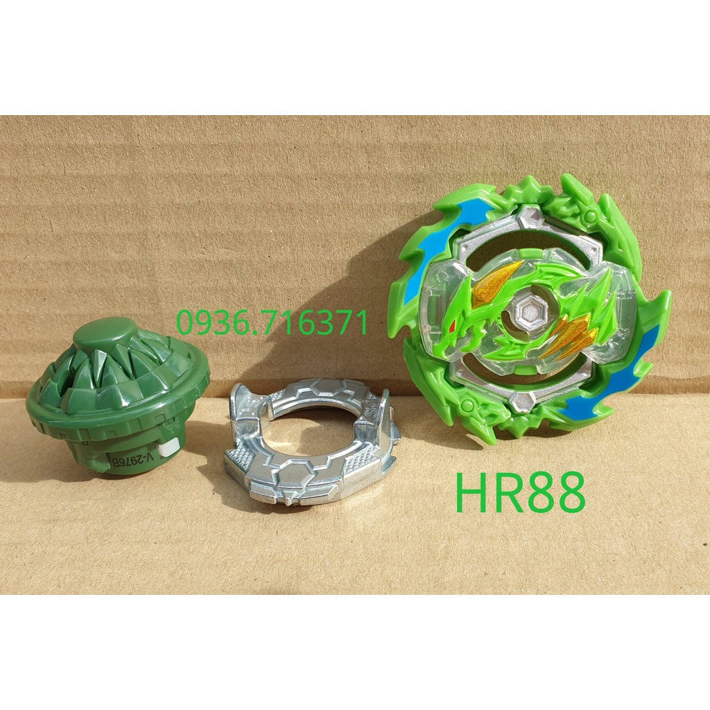 Con quay Hasbro beyblade burst ACE Dragon D5 - HR88 màu xanh lá (Không Kèm Phóng Quay)