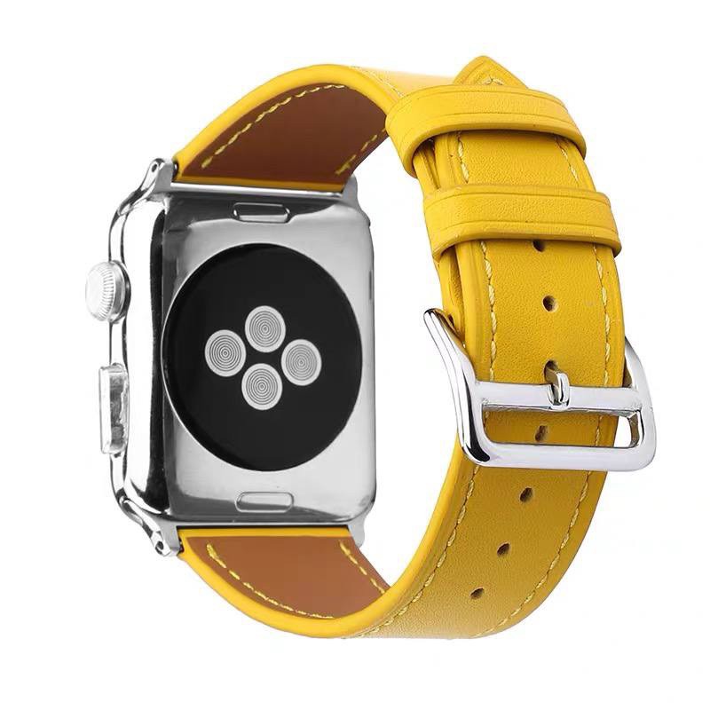 [Mã ELFLASH5 giảm 20K đơn 50K] Dây Apple Watch Da HM Single Tour Màu Vàng Nghệ Phong Cách