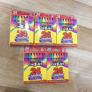 Bút sáp màu CraZart 24 cây