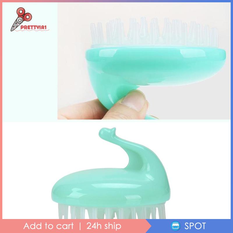 Lược Chải Tóc Massage Da Đầu Khô Và Ướt Prettyia1 Màu Xanh Lá Cho Nữ