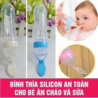 BÌNH THÌA ĂN DẶM, ĐÚT SỮA CHO BÉ