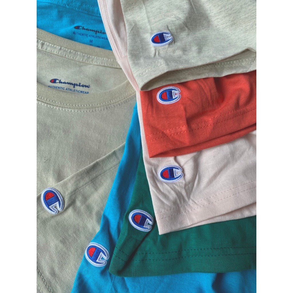 Áo thun unisex Champion Basic phối màu 2022
