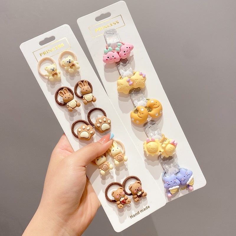 Dây Buộc Tóc Đuôi Ngựa Cao Su Dễ Thương Dành Cho Trẻ Em