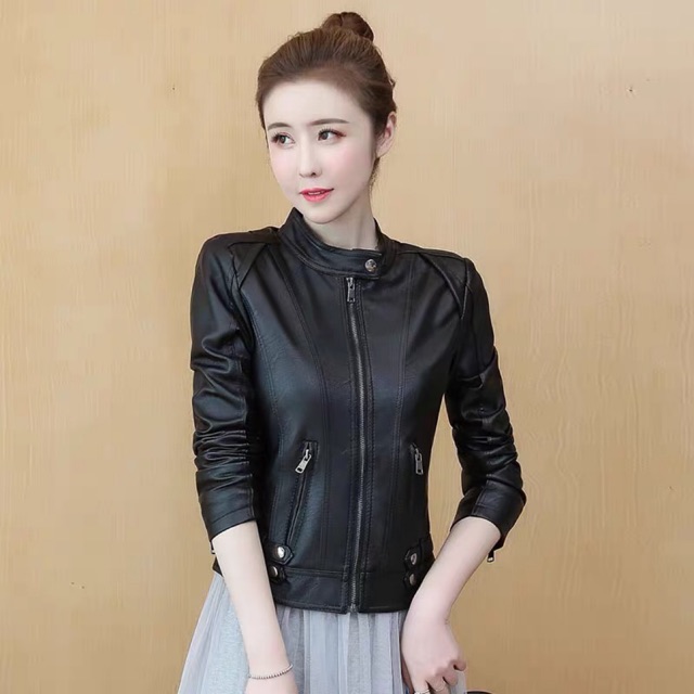 [XẢ KHO 3 NGÀY] Áo da nữ Quảng Châu bền đẹp bảo hành da 2 năm không bong tróc, mẫu mới nhất 2019 992