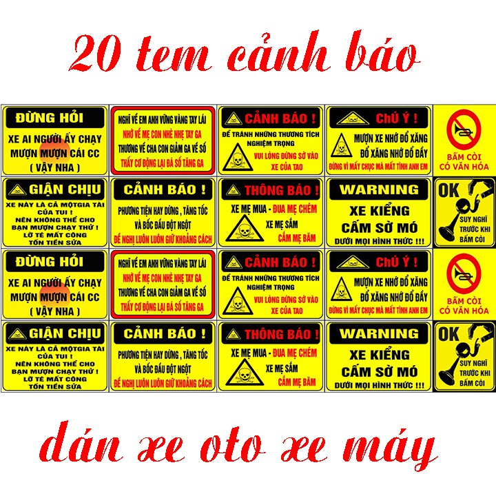 tem cảnh báo 20 tem như hình