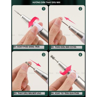 Máy mài móng tích điện US801