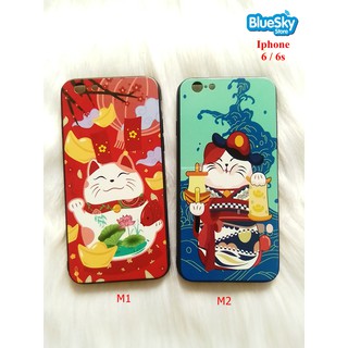 Ốp lưng Iphone 6 / 6s hình mèo thần tài