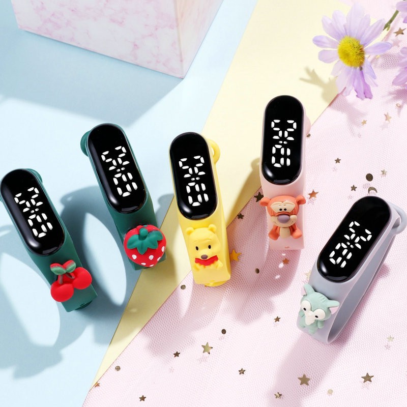 Đồ chơi Đồng hồ LED thời trang cho trẻ em hình thú quà tặng cho bé trẻ em