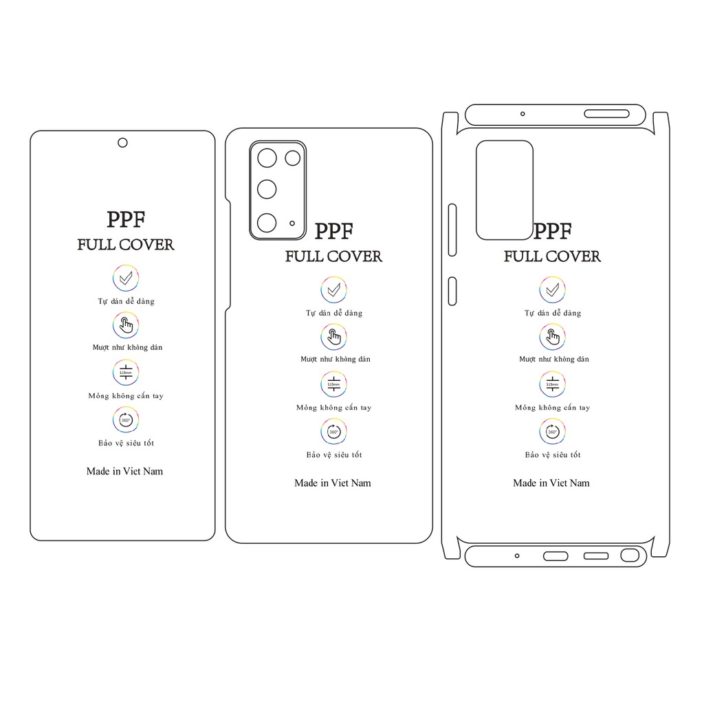 Dán dẻo PPF Samsung Note 20 - Tặng cường lực camera
