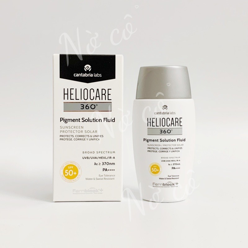 Kem chống nắng Heliocare 360 ​​Pigment Solution Fluid SPF50 + 50ml | BigBuy360 - bigbuy360.vn