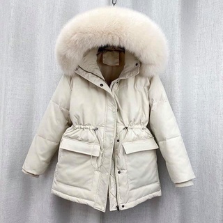 ( CÓ SĂN)  ÁO PHAO CỔ LÔNG SIÊU XỊN
