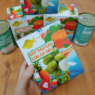 Bột rau câu con cá dẻo 1 gói 10gr