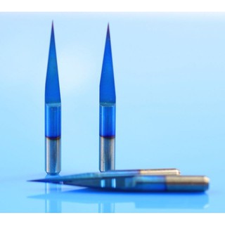 Bộ 10 Mũi phay CNC phủ Carbide V shape 0.1 30 độ