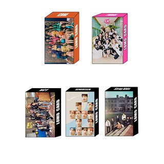 30PCS Kpop Star Members Photo Cards Postcard twice nct seventeen izone straykids