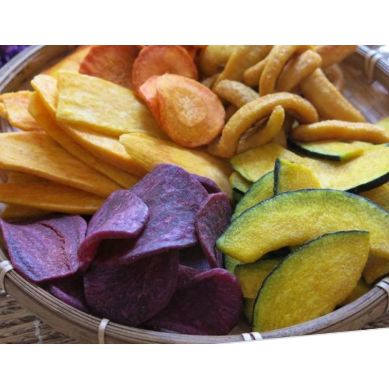 Rau, củ, quả sấy giòn đặc sản Đà Lạt (500 g)