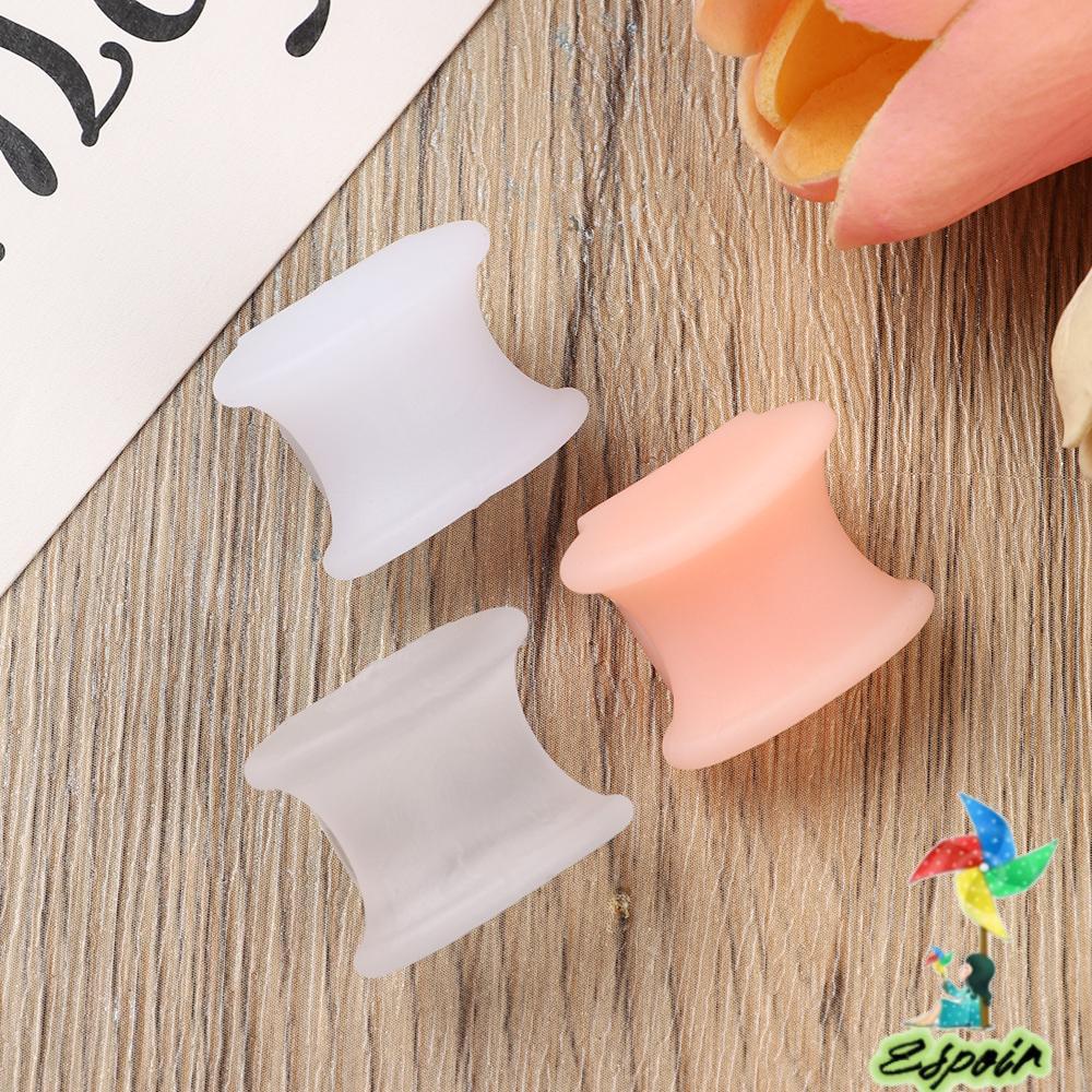 1 Cặp Đệm Tách Ngón Chân Bằng Silicone Điều Chỉnh Linh Hoạt