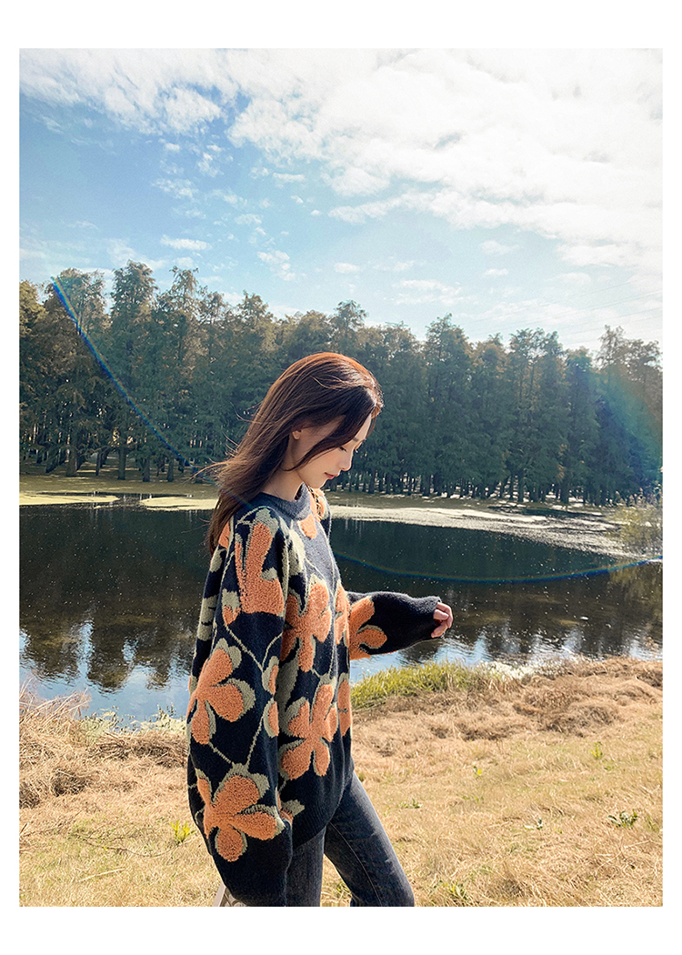 Áo Khoác Sweater Dáng Rộng Xinh Xắn Dành Cho Nữ | BigBuy360 - bigbuy360.vn