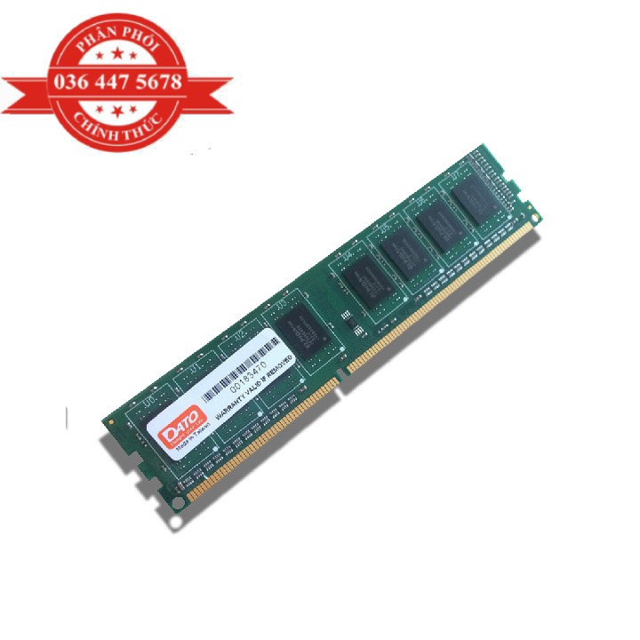 Ram Máy Tính Bàn DATO 4GB DDR3 1600Mhz