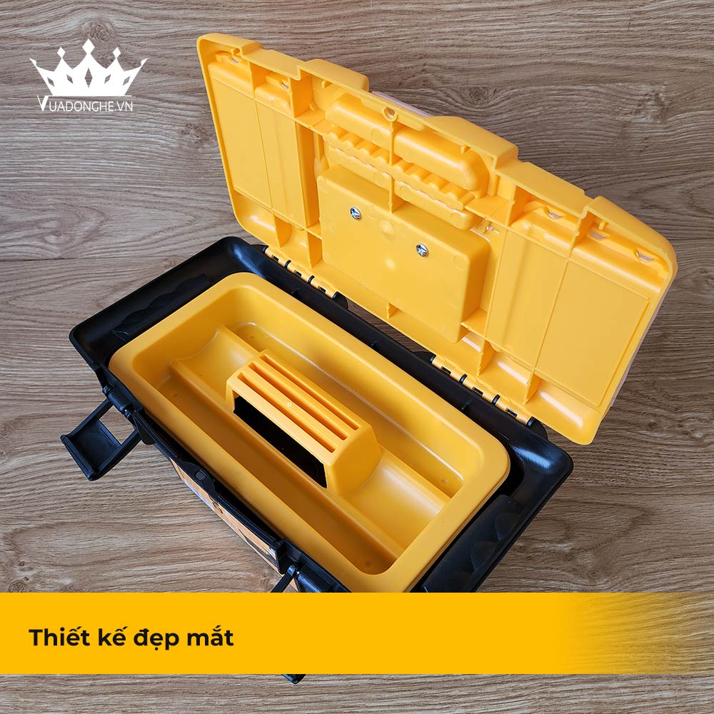 Thùng Hộp Đồ Nghề Dụng Cụ Cơ Khí TOLSEN 80190 Chính Hãng Độ Bền Cao Tiện Lợi - Vua Đồ Nghề