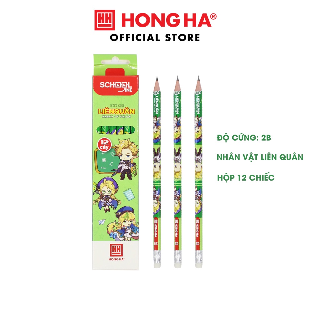 Bút chì gỗ 2B Hồng Hà thiết kế hình Game Liên Quân độc quyền - 3530