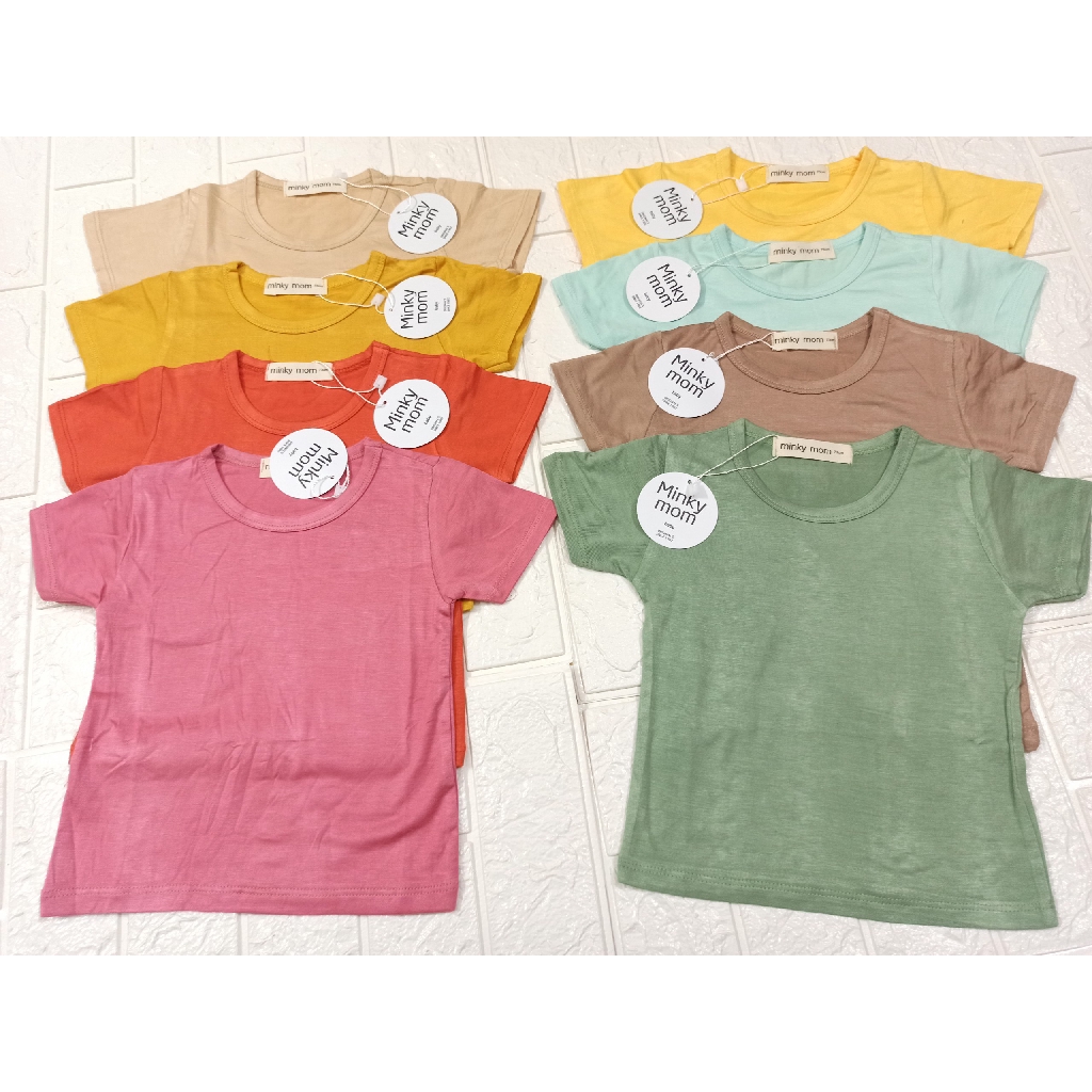 Bộ Cộc Tay Cotton Thun Lạnh Màu Trơn Cực Đẹp Cho Bé (	SP000950) | BigBuy360 - bigbuy360.vn