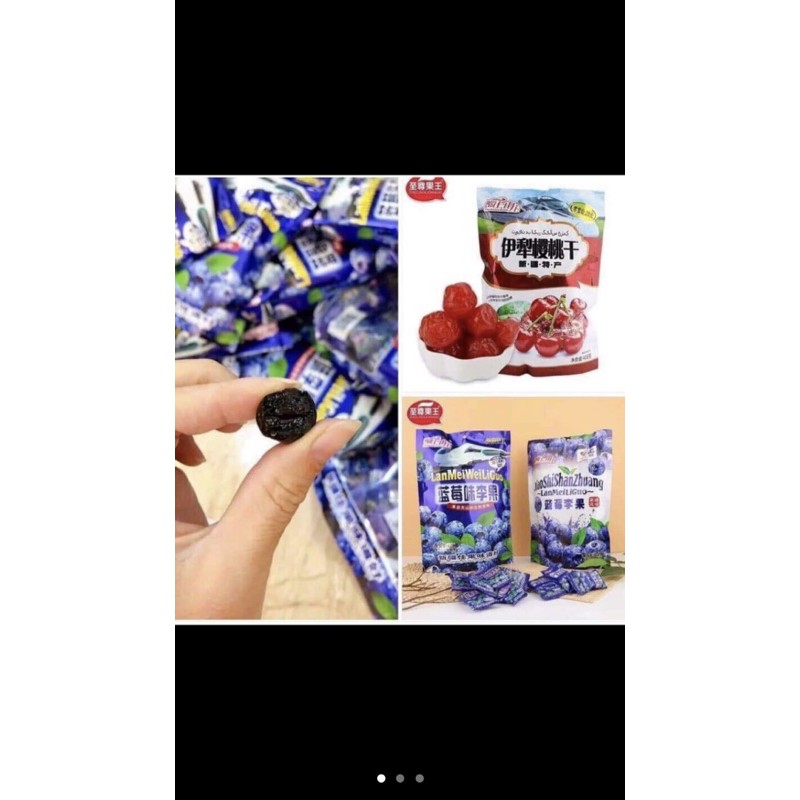 Ô mai cherry - việt quất Đài Loan 33k/ gói to 408g