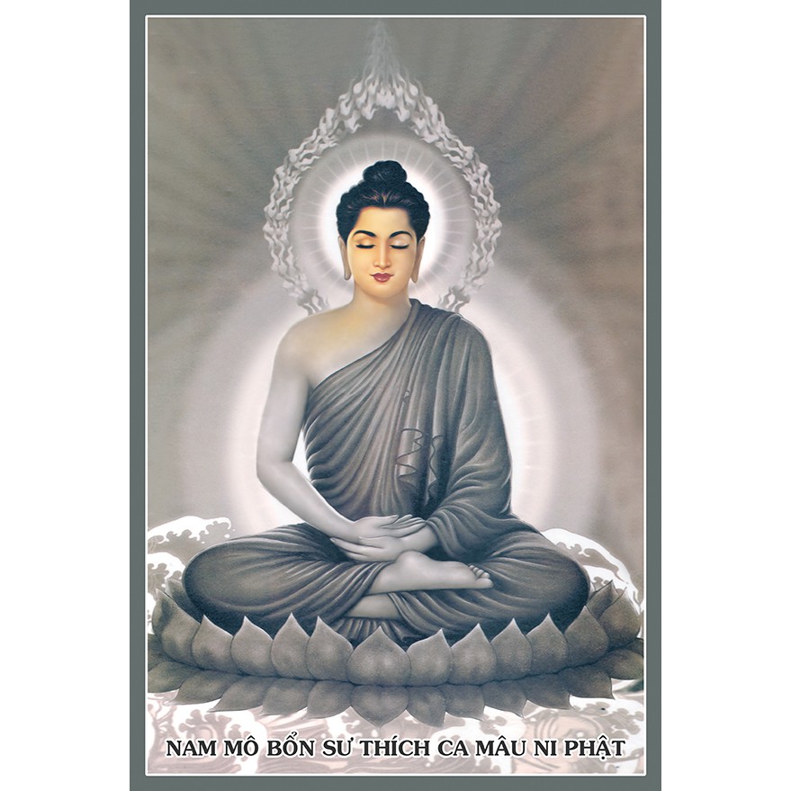 Tranh Phật Thích Ca Mâu Ni, tranh GỖ treo tường Đức Phật tọa thiền