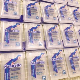 Xịt khẩu trang, rửa tay khô Sanitelle hàng Nga 20ml chính hãng