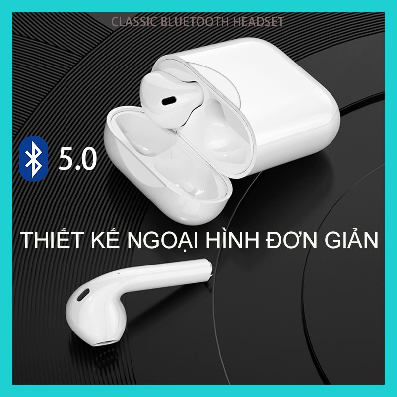 Tai nghe nhét tai Bluetooth inpods không dây thiết kế đơn giản cho thiết bị Android và iPhone iPad