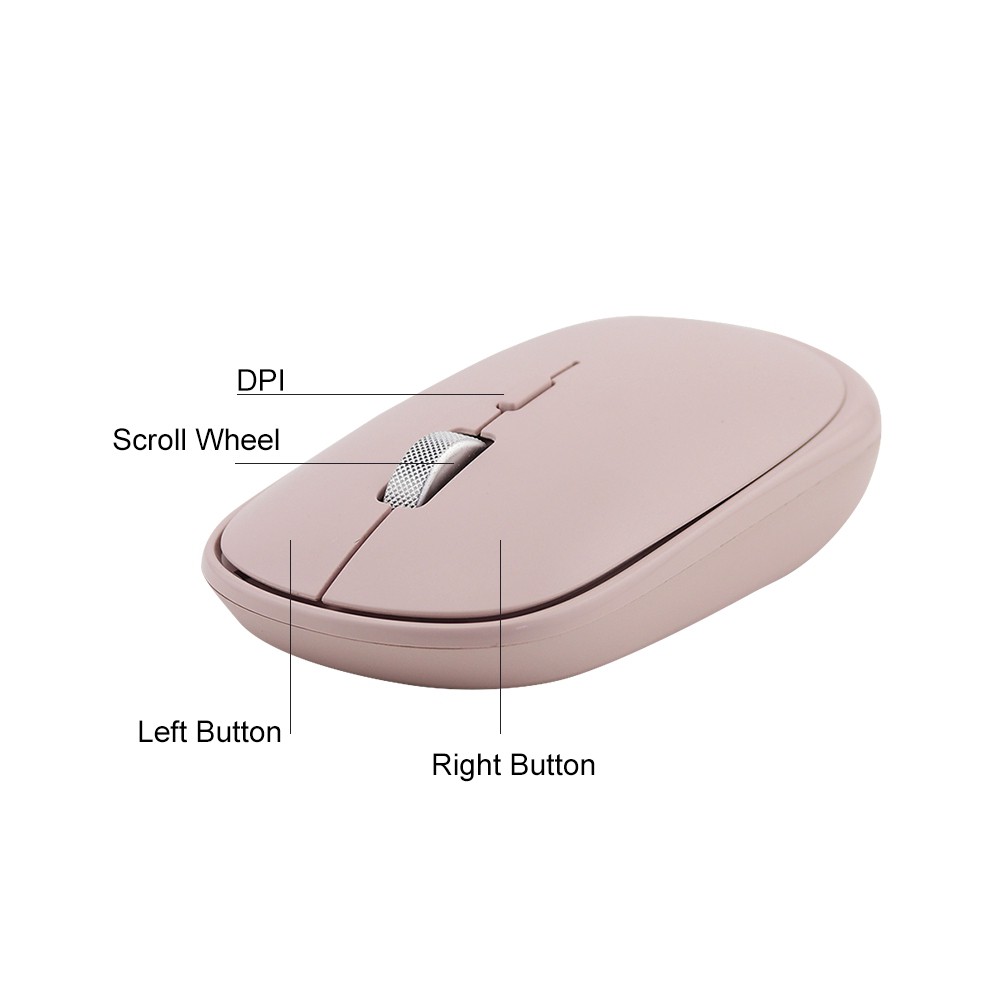 Bluetooth 4.0 + 2.4G Wireless Mouse Mini Dual-mode Mouse Optical Gaming Mouse 100-1200-1600 DPI Mice For PC Laptops