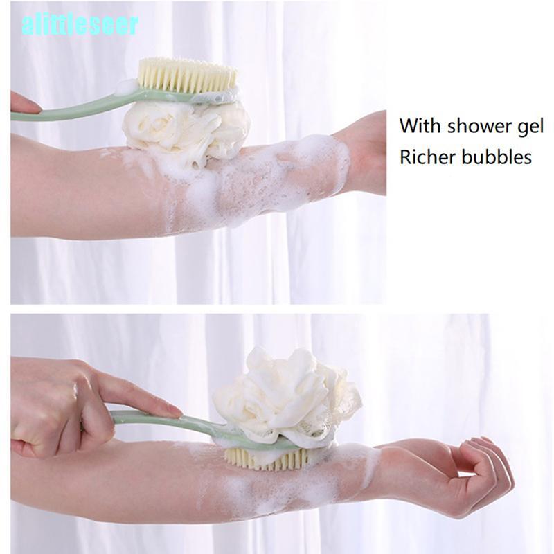 (Hàng Mới Về) Cọ Tắm Cán Dài Tẩy Tế Bào Chết Cho Lưng