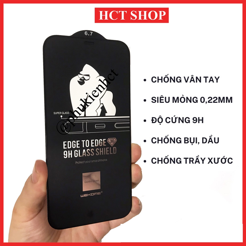 Kính cường lực Kingkong cho iPhone 11Promax, 12Promax, 13Promax, 14Promax, 15Promax