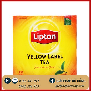TRÀ ĐEN LIPTON TÚI LỌC HỘP 100GÓI
