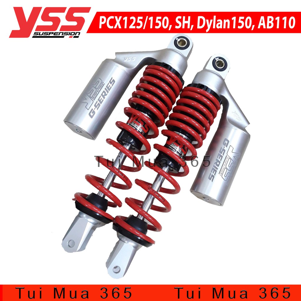 Phuộc YSS Bình Dầu Honda SH Series Đen/Đỏ ( Thái Lan )