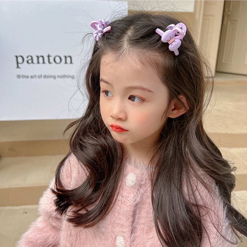 Kẹp Tóc Nơ Hoa Dễ Thương Cho Bé Gái