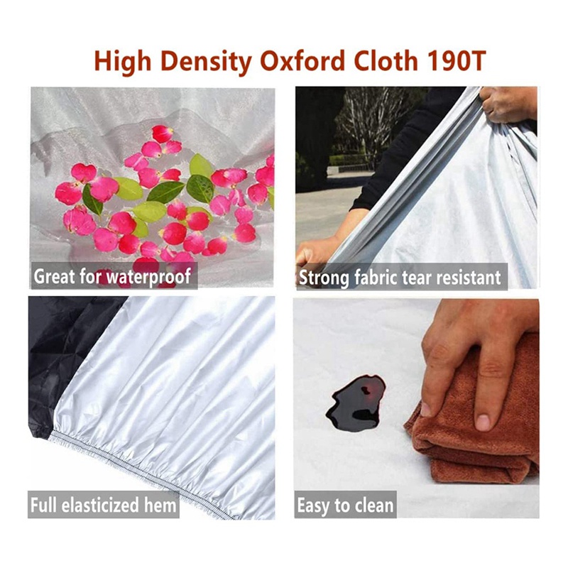 Vỏ Bọc Xe Đạp Bằng Polyester Chống Nước 190T Có Lỗ Khóa Cho Xe Đạp Điện