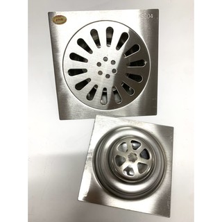 Ga thoát sàn lược rác đúc chống hôi inox sus 304 mờ phi 60