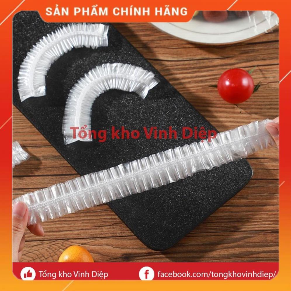 Túi gấu 100 màng bọc thực phẩm có chun co giãn, tái sử dụng được
