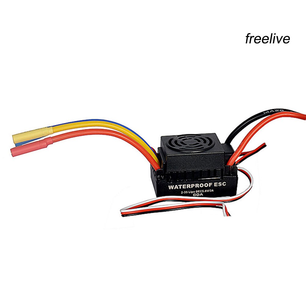 Động cơ không chổi than ESC 3650 3900kv 60a cho xe hơi điều khiển RC 1/10