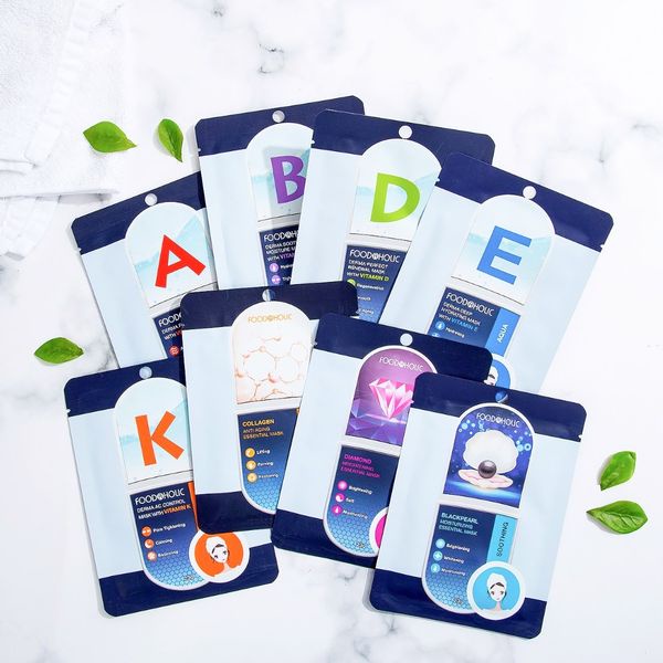 SALE / Mặt nạ giấy dưỡng ẩm, dưỡng trắng da Hàn Quốc FOODAHOLIC MASK