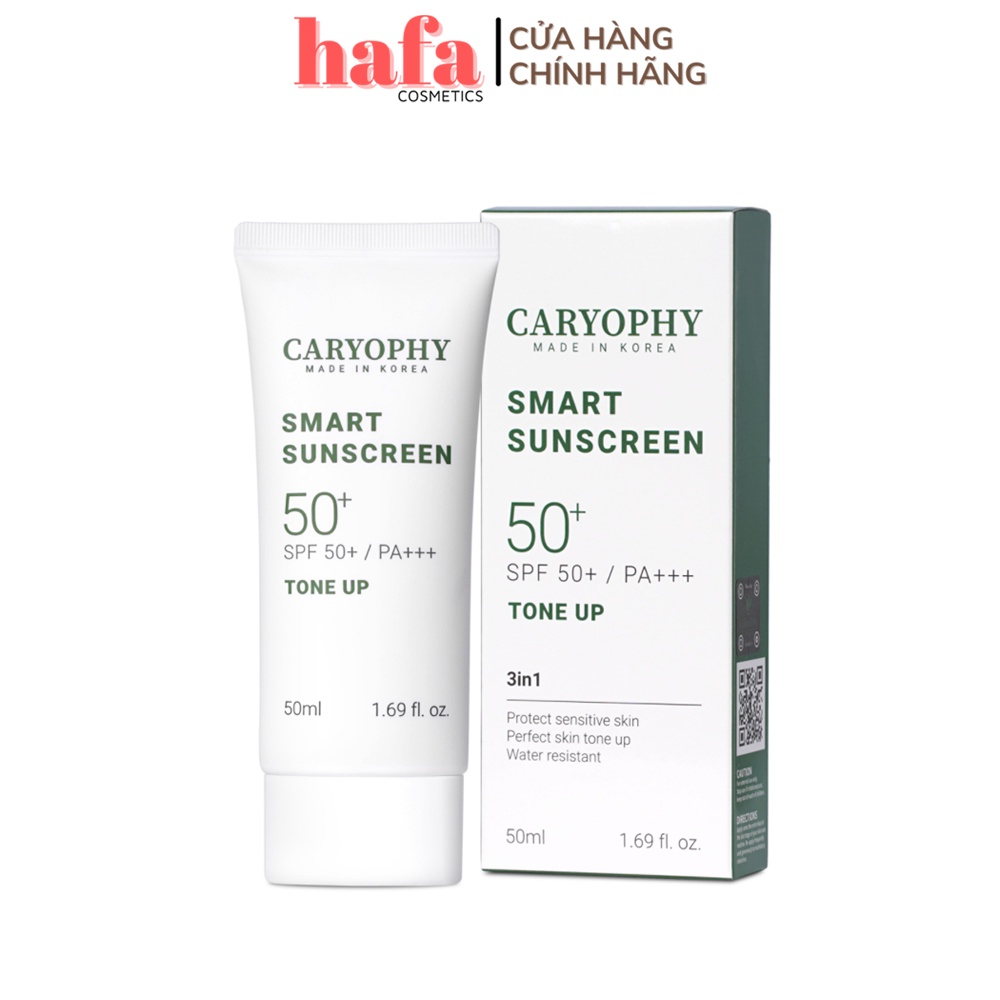 Kem chống nắng thông minh Caryophy Smart Sunscreen SPF50+ PA++ + TONE UP 50ml