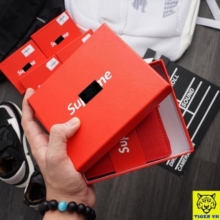 SẴN  Bóp ví nam mini ngang Supreme cầm tay đựng tiền nhỏ gọn nhiều ngăn đẹp thời trang cao cấp SUP001