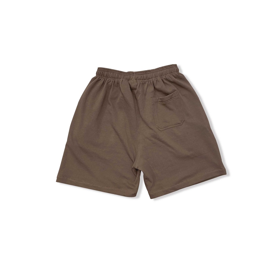 Quần shorts BLVCK graphic - Màu nâu
